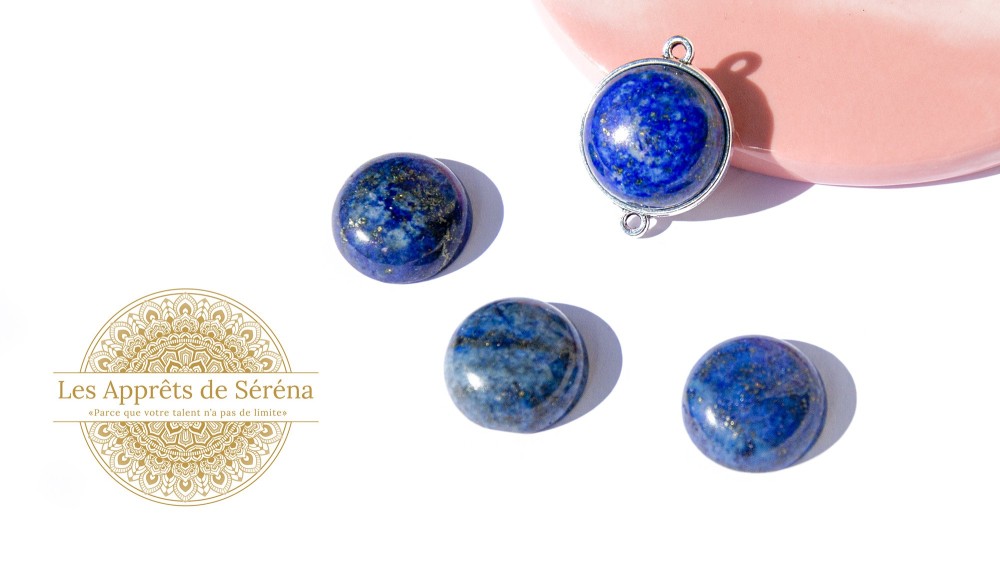 copy of Cabochon 12mm agate indienne naturelle