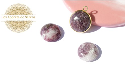 copy of Cabochon 12mm agate indienne naturelle