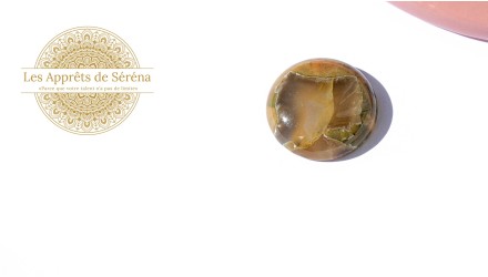 agate naturelle jaune