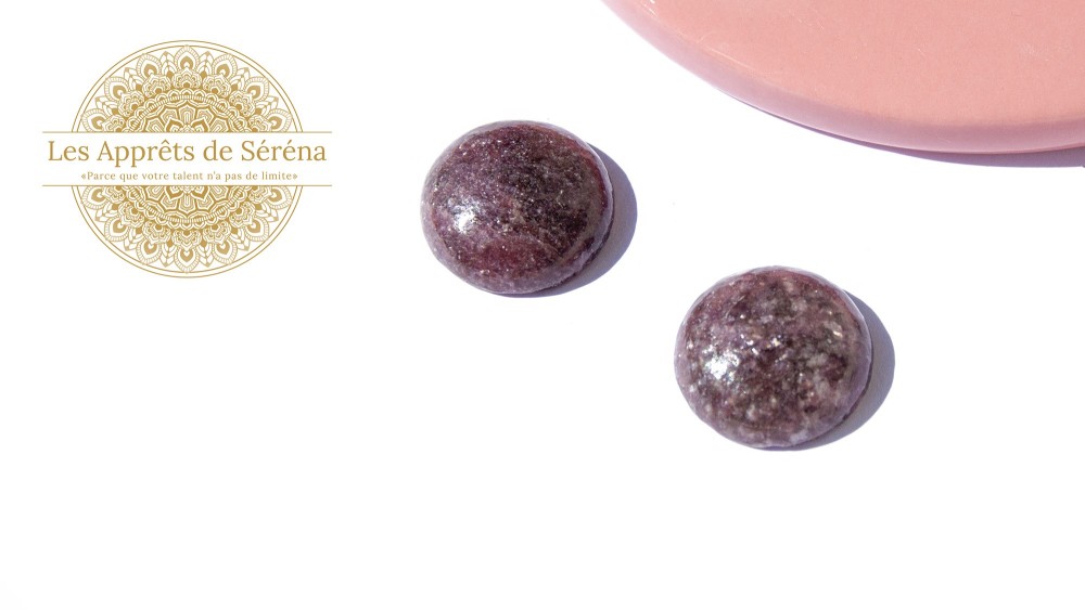 copy of Cabochon 12mm agate indienne naturelle