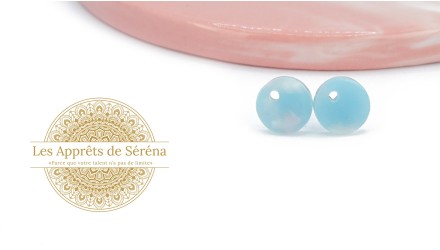 copy of Puces d'oreille en acétate violette x paire
