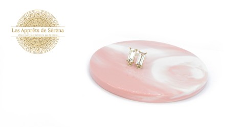copy of Puces d'oreille en acétate violette x paire