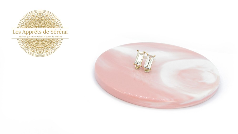 puce d'oreille strass