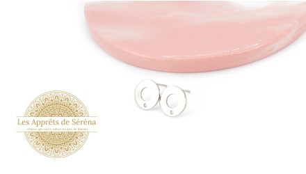 copy of Puces d'oreille en acétate violette x paire