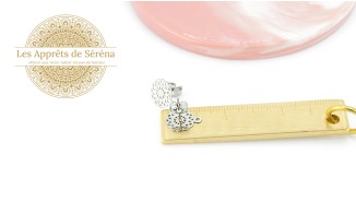 copy of Puces d'oreille en acétate violette x paire