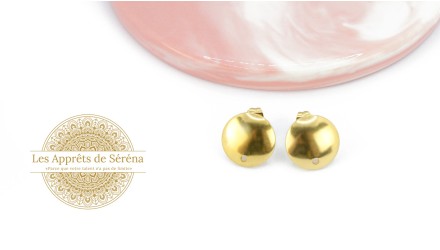 copy of Puces d'oreille en acétate violette x paire