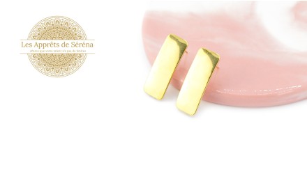 copy of Puces d'oreille en acétate violette x paire