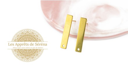 copy of Puces d'oreille en acétate violette x paire