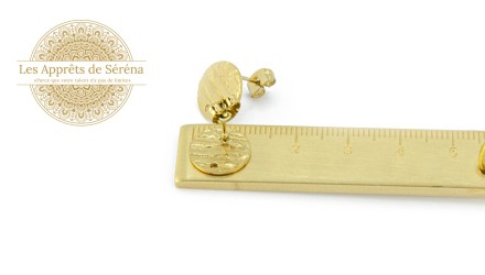 puces rondes 12mm en acier 304