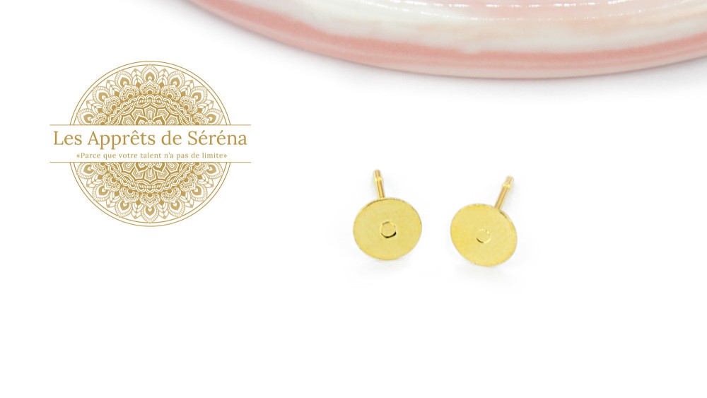 copy of Puces d'oreille en acétate violette x paire