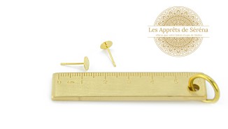 copy of Puces d'oreille en acétate violette x paire