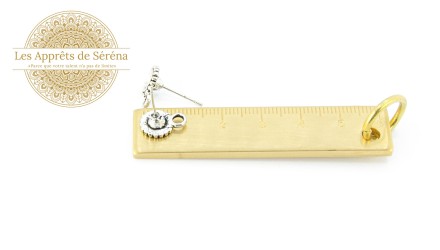 supports pour cabochons 4mm en zamak argent x 10