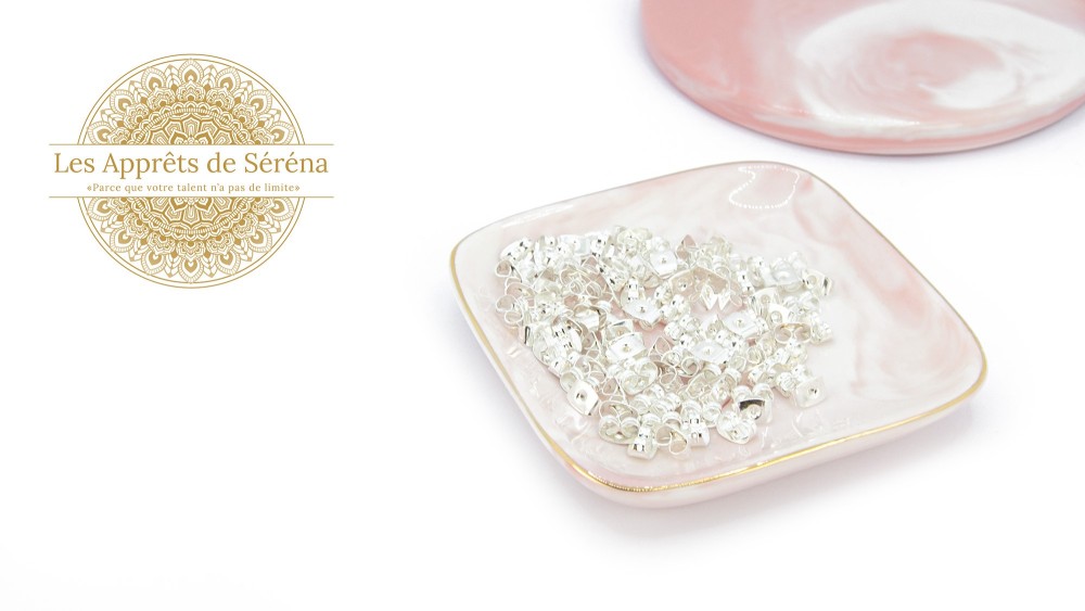 fermoir papillon argent
