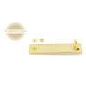 Fermoirs papillons en acier 304 couleur or