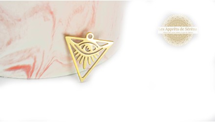 pendentif triangle oeil