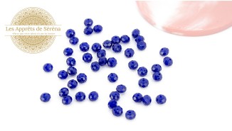 copy of 50 Perles abaques à facettes 8x6mm bleu opale