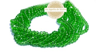 abaques 8x6mm vert prairie
