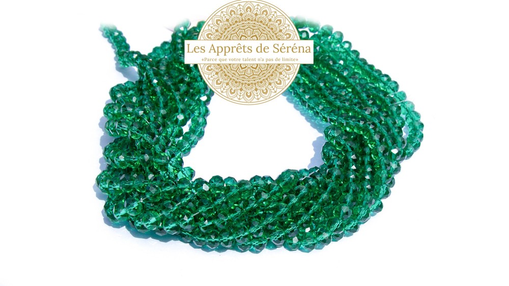 copy of 50 Perles abaques à facettes 8x6mm bleu opale