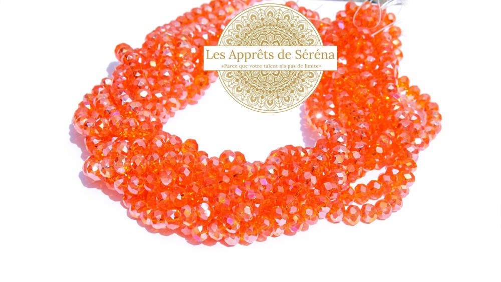 ABAQUES 8x6mm orange AB