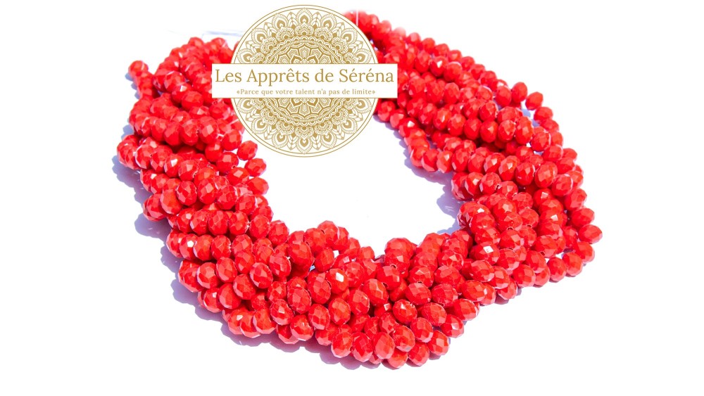 abaques 8x6mm rouge