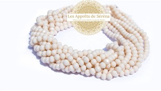 abaques 8x6mm créme