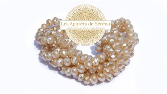 abaques 8x6mm beige AB
