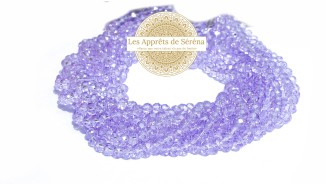 abaques 8x6mm lilas