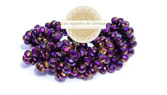 abaques 8x6mm violettes électrolyte