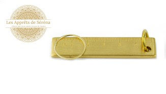 Connecteurs anneaux ronds fermés 20mm  acier 304 doré création bijoux