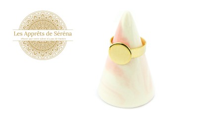 Support bague à coller  en acier