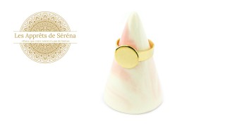 copy of Support bague serpent en acier inoxydable doré plaqué 18K