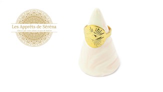 copy of Support bague serpent en acier inoxydable doré plaqué 18K