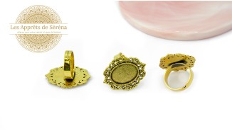copy of Support bague serpent en acier inoxydable doré plaqué 18K