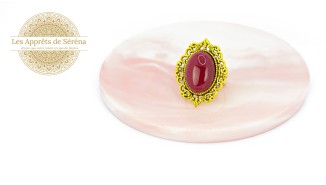 copy of Support bague serpent en acier inoxydable doré plaqué 18K