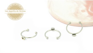 copy of Support bague serpent en acier inoxydable doré plaqué 18K