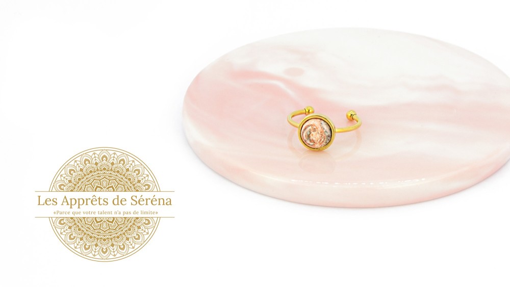 copy of Support bague serpent en acier inoxydable doré plaqué 18K