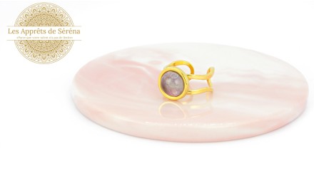 copy of Support bague serpent en acier inoxydable doré plaqué 18K