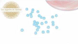 abaques à facettes 6x5mm bleue ciel