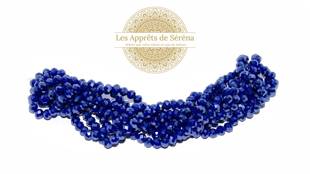 50 Perles abaques à facettes 6x5mm