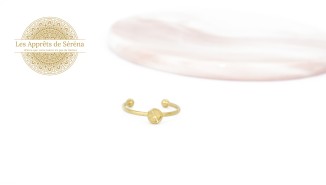 copy of Support bague serpent en acier inoxydable doré plaqué 18K