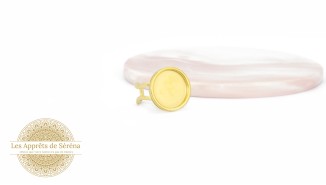 copy of Support bague serpent en acier inoxydable doré plaqué 18K