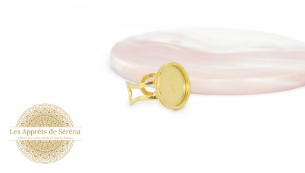 support cabochon 16mm