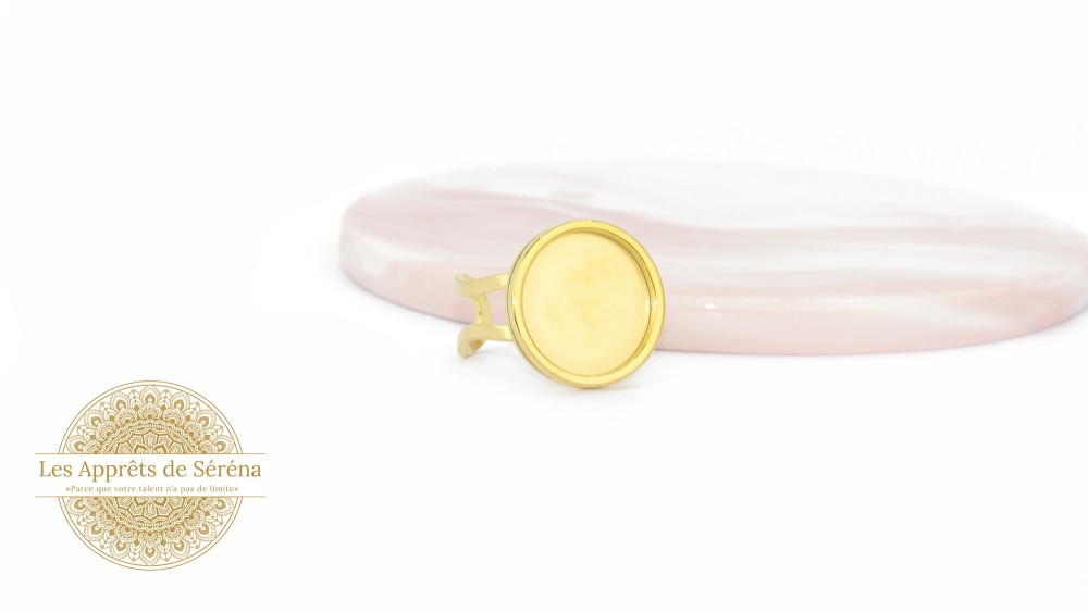 copy of Support bague serpent en acier inoxydable doré plaqué 18K