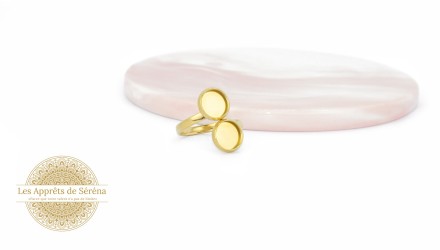 copy of Support bague serpent en acier inoxydable doré plaqué 18K