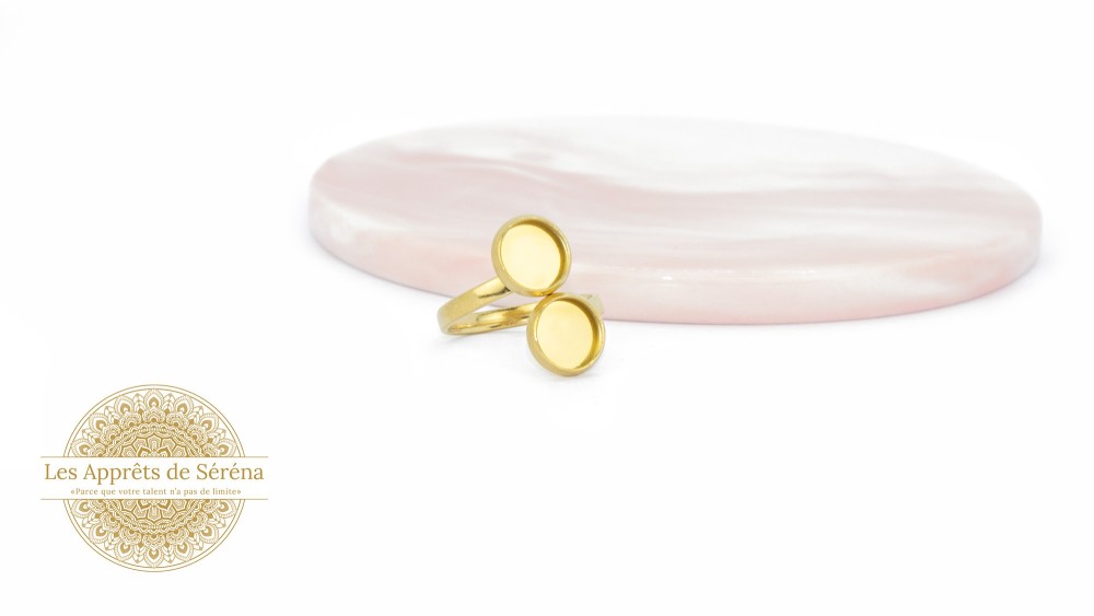 copy of Support bague serpent en acier inoxydable doré plaqué 18K