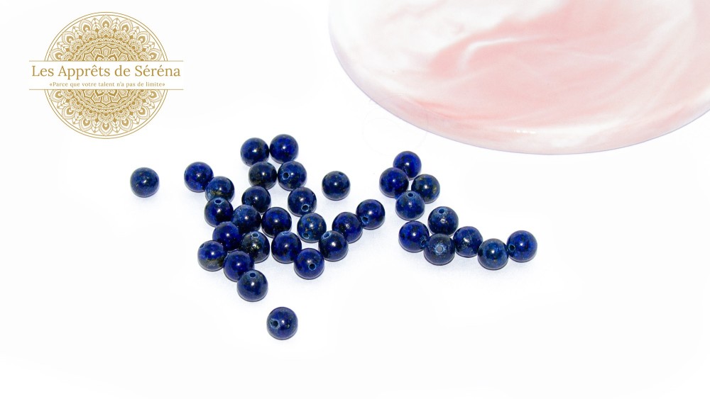 30 Perles 6mm à facettes