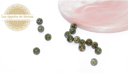 copy of 30 Perles 6mm à facettes en agate bleu à rayures grade A