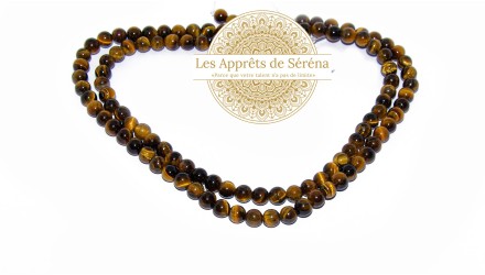copy of 30 Perles 6mm à facettes en agate bleu à rayures grade A
