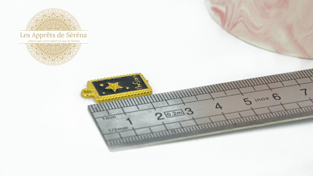 pendentif lune carte