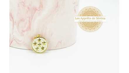 pendentif émaillé étoile